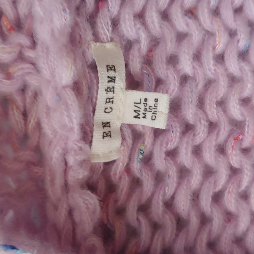 En Creme Chunky Cableknit Cardigan M/L - Picture 5 of 8